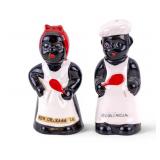 Vintage Black Memorabilia Souvenir S&P Shakers
