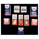 10 Vintage Metal Spice Tins