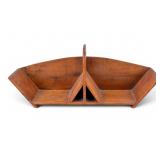 Early Hand Made Wooden Caddy