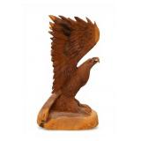 Almost Life Size Carved Eagle Statue