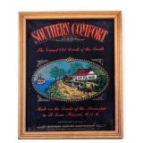 Vintage Southern Comfort Adver. Glass Painted Sign