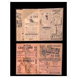 Food Advertising Sheets in Plastic, Mid-20th C