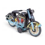Tin Litho Harley Davidson Motorcycle Toy