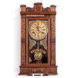 Wm. Gilbert General Gingerbread Mantle Clock