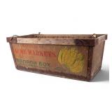 Vintage ACME Banana Box with Painted Graphics