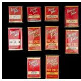 10 Vintage Danahy-Faxon Spice Tins