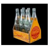 Coca Cola War Wings Carrier & Vintage Bottles