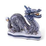 Gump's San Francisco Hand-Painted Porcelain Dragon