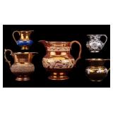 Copper Luster Creamer Group w/ Gray's Pottery