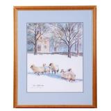 Suk Shuglie 'Winter Flock' Limited Edition Print