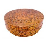 Chinese Enamel Hors D'oeuvres Set & Lacquer Box