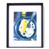 Mono Print 'Fried Egg'