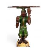 Early 'Bombay Winston' Bellhop Monkey Foyer Table