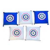 Embroidered Tea Table Throw Pillows (5)