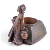 Austrian Bronze Figural Vessel