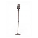 Gothic Revival Bronze Floor Lamp