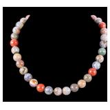 Ocean Jasper Necklace, 14K Clasp