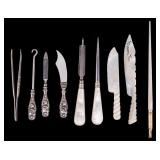 Sterling and Mother of Pearl Manicure Sets