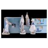 4 Lladro and NAO Porcelain Figurines w/OB