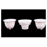 Blanc de Chine Teacups (3)