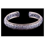 Charles Krypell 18K/14K/925 Cuff Bracelet