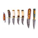 Damascus Steel Knives (7pc)