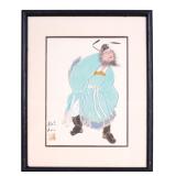 Signed Japanese Woodblock Print