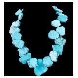 Turquoise and Sterling Necklace