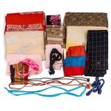 Japanese Embroidered Silk Obi and Obijime