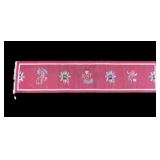 Flat-Woven Mauve / Pink Floral Runner ~12