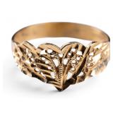 14K Gold Openwork Ring