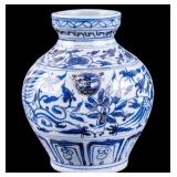 Chinese Blue and White Porcelain Vase