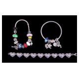 Brighton and Pandora Sterling Silver Bracelets