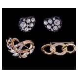 Dior, Trifari, and Weiss Jewelry
