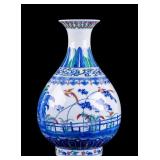 Chinese Blue and White Bottle Vase