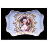 Early Porcelain Vanity Tray