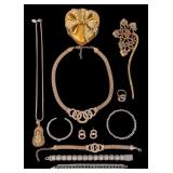 Chinese Gold Tone Costume Jewelry