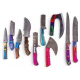 Handmade Damascus Steel Knives (10)