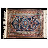 Antique Persian Mat w/ Geometric Design