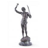 Bronze Figural Sculpture, G. Bareau