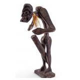 Hand Carved Tribal Figural Sculpture