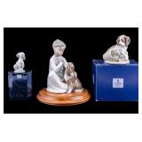 Lladro Porcelain Children and Animal Figurines
