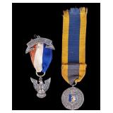 Sterling Silver Fraternal & Athletic Medals