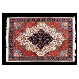 Hand-Knotted Persian Wool Area Rug