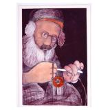 Rabbi Scholar Print, Amram Ebgi (IS/AM 1939-2024)