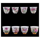 Chinese Porcelain Teacups (8)