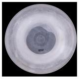 Signed Cenedese Frosted Art Glass Charger