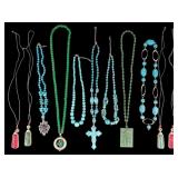 Chinese Pendants and Howlite Jewelry