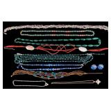 Natural Stone and Other Necklaces