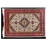 Hand-Knotted Persian Wool Area Rug